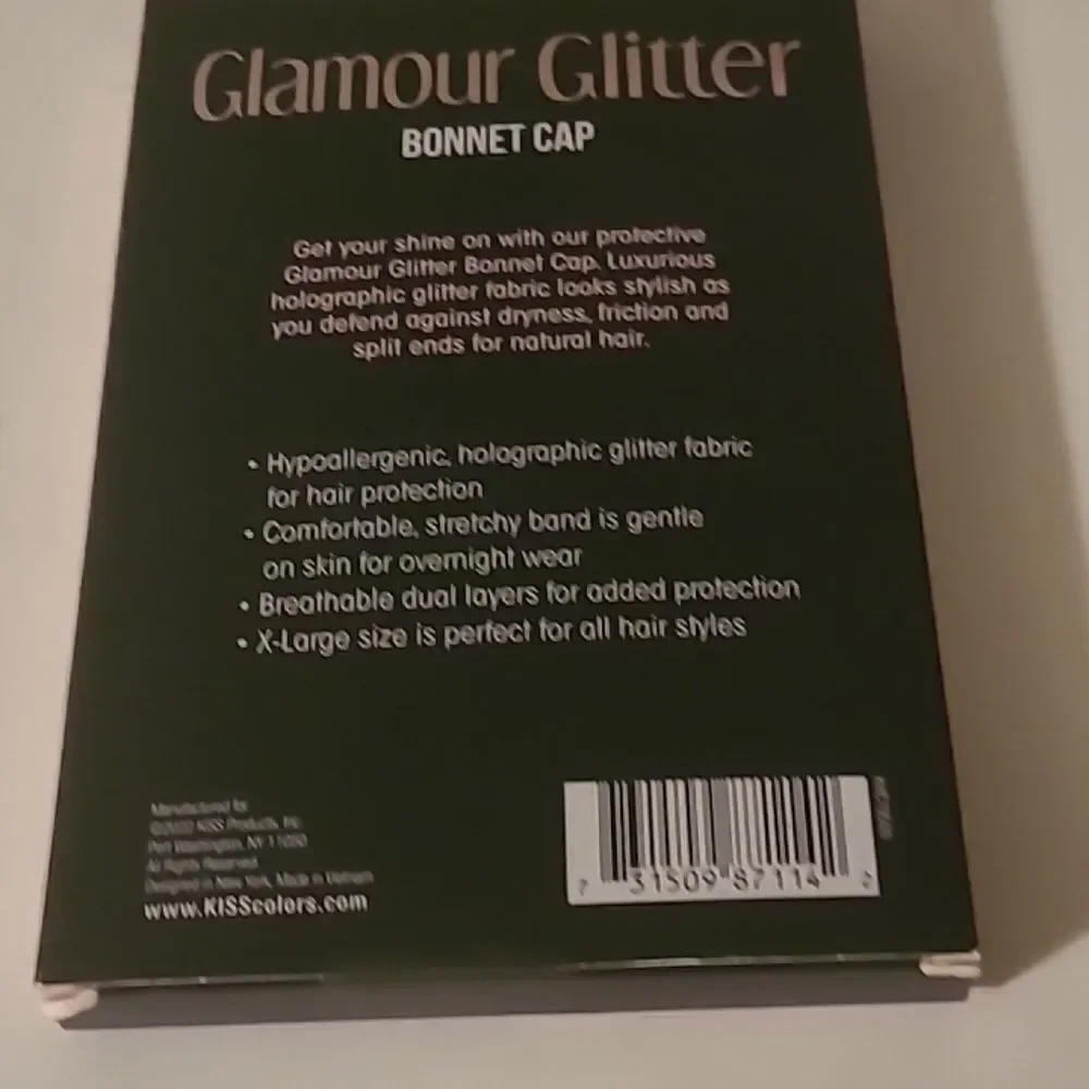 glamor Glitter Bonnet Cap